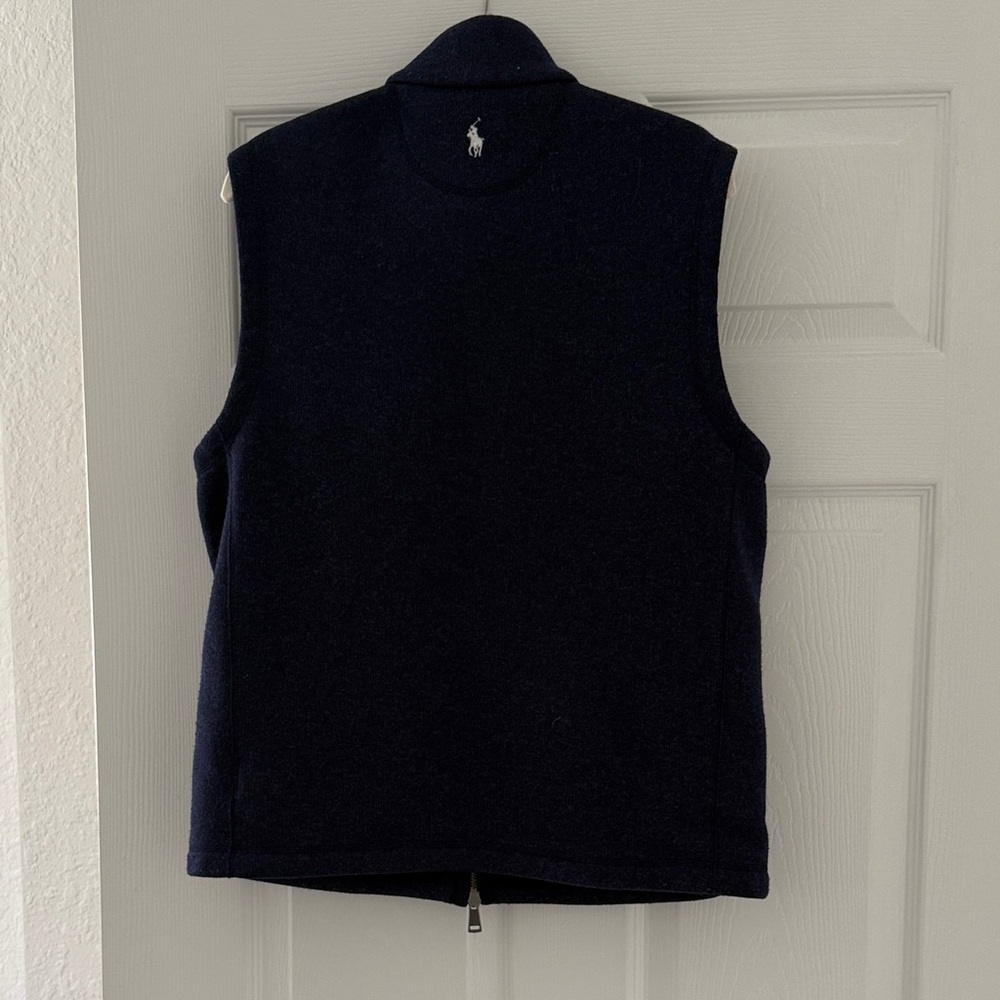 Ralph Lauren Polo golf Navy Zip-Front Vest - Picture 4 of 7